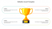 Editable Award Template for PowerPoint PPT Presentation